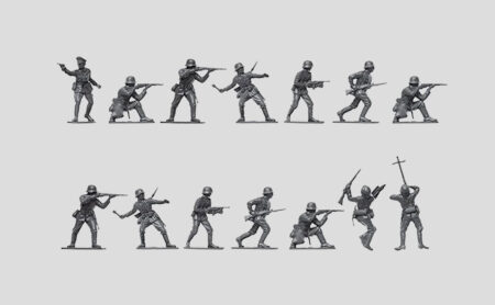 Airfix A02702V WIWII German Infantry Vintage Classics Figures
